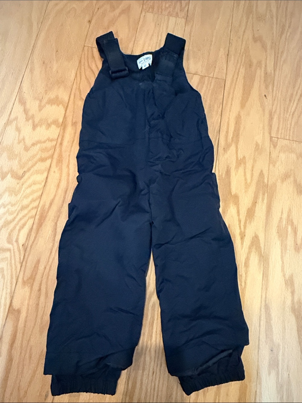 The Children's Place Black Kids Snow Bib Overalls